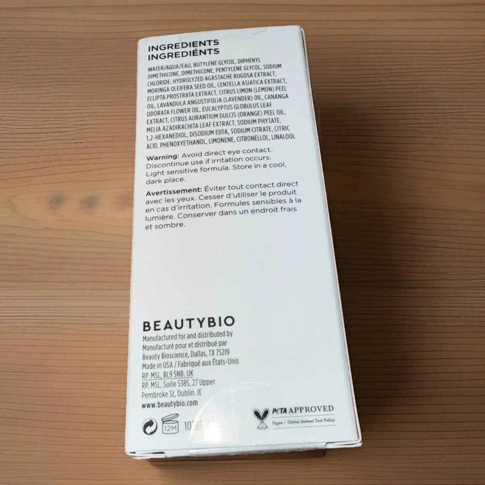 BeautyBio The ZenBubble Bi-Phase Toner Serum NIB Soothing Plumping‎ Repair Toner
